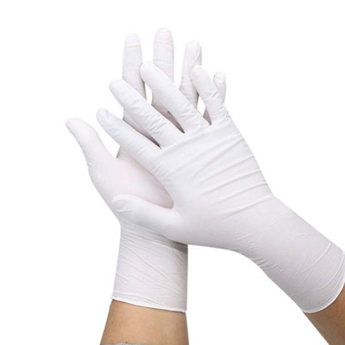 GL02 MED NITRILE GLOVE WHITE 100CT