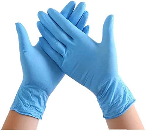 GL03 MED NITRILE GLOVE BLUE 100CT