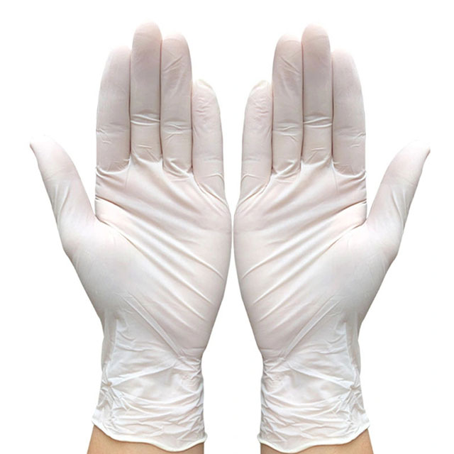 GL05 MED LATEX GLOVE WHITE 100CT