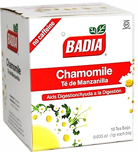 Chamomile Tea Bags 10ct (00210) Badia