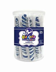 ADAMS & BROOKS MINI UNICORN POP 10OZ ROYAL BLUE TUB 24CT