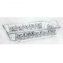 Decorative Pan Holder Full Silver Each