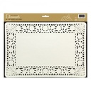 10x14" White Lace  Doilies (6 ct)