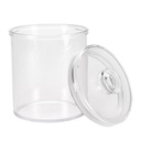 Acrylic Round Jar w/Lid (Each)