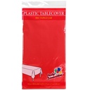 54x108" Red Table Liner -  (1 ct)