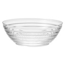 2.5qt Clear Bowl - Ringed (1 ct)