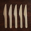 7" Natural Tone Birchwood Knife-