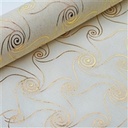 19" x 10 yards Gold/Ivory Non-woven Craft Fabric-