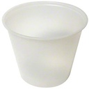 3.25 OZ PLASTIC CUP PORTION CUP 1110 CLEAR 125CT PLASTIFAR