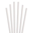 White Paper Wrapped Straws -Unwrapped - Earthchoie