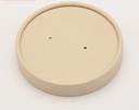 8/12oz Bamboo Pulp Soup Tub Lids 90mm