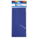 Blue Paper Gift Sacks 8ct