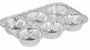 6CT CUPCAKE FOIL PAN (80X6ML)
