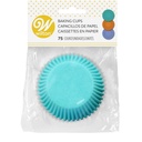 WILTON BAKING CUPS TEAL/PURPLE/ORANGE 75CT 415-0-0501