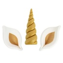 BS-UNICORNS HORNS 3PC