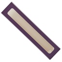 12 X 2-1/2 X 2 EGGPLANT LNG WNDW MACARON BX