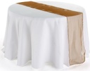 14" x 108" Chocolate Organza Runner-