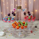8 Tier Clear Acrylic Cupcake Cake Stand