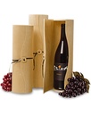 3.5X3.5X11.5 Natural Bentwood Wine Box
