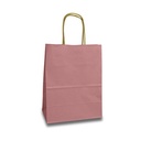 CHERRY BLOSSOM SHADOW STRIPE HANDLE BAG 10"x5"x13" 25CT