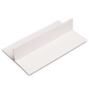 9 X 5-1/4 X 2 WHITE MACARON BOX CENTER DIVIDER