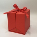 RED FOLD UP FLOWER/CAKE/GIFT BOX (W3230)