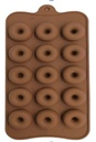 15 WELL SMALL DONUT SHAPE CHOCOLATE SILICONE MOLD