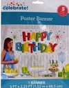 5FT HAPPY BIRTHDAY POSTER BANNER