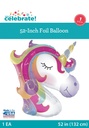 52-INCH UNICORN FOIL BALLOON