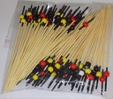 ASSORTED BLACK TIP DESERT PICKS 100CT