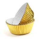 10.5CM CUPCAKE LINERS GOLD (100CT)