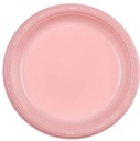 7" Lt Pink Plate -  (50 ct)