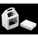 WHITE CAKE POP GABLE BOX (AL-11)