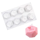 6 Well Diamond Shaped Silicone Mold (BK0606-56)
