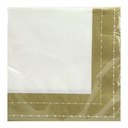 Gold Beaded Luncheon Napkin Napkin (40 ct)