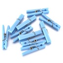 Mini Blue Party Favor Clothes Pin 20ct