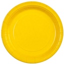9" Sunshine Yellow Plate -  (20 ct)