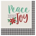 PAPER LUNCH NAPKINS XMAS WARM THOUGHTS