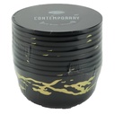 Contemporary 24oz Bowl Gold/Black Marble (10ct)