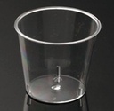 1oz Clear Pet Shot Cup, 30ct